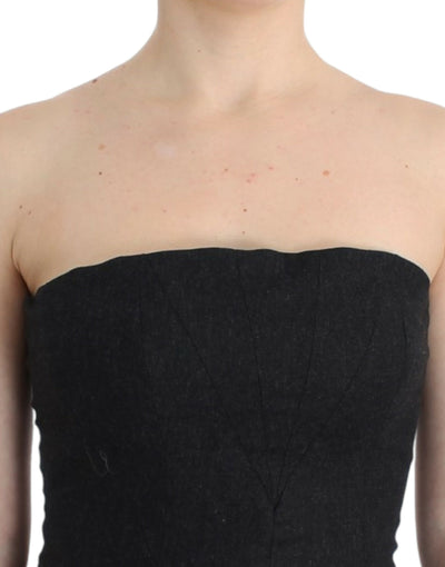 Robe bustier grise Cavalli