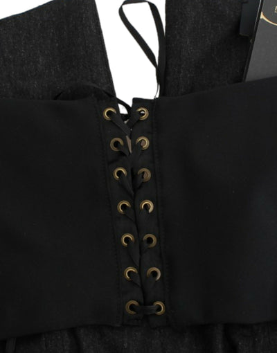 Robe bustier grise Cavalli