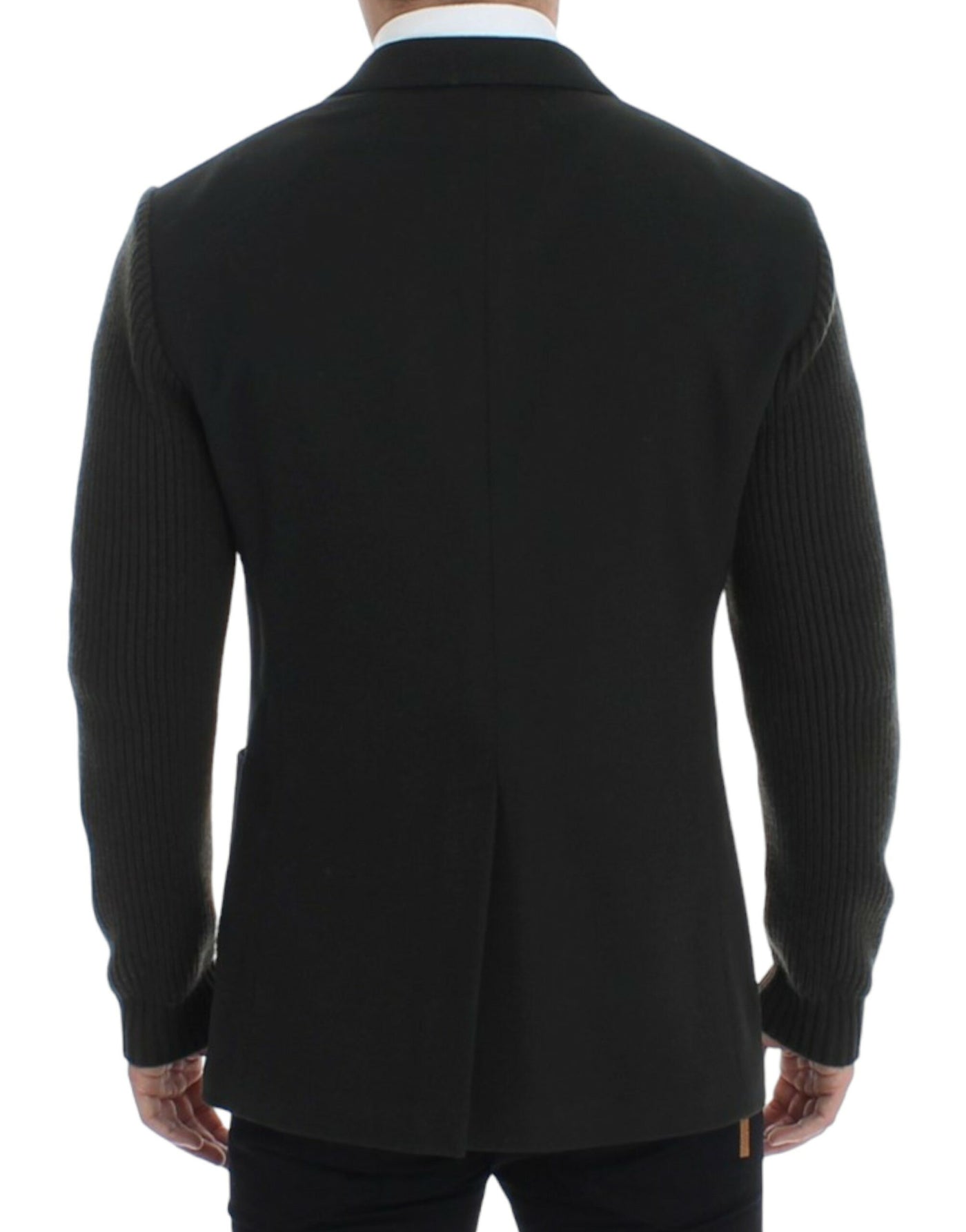 Blazer deux boutons en cachemire vert Dolce &amp; Gabbana