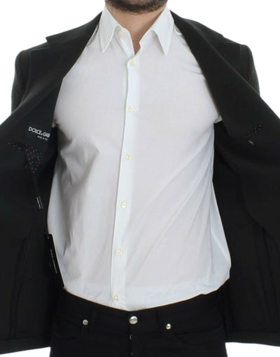 Blazer deux boutons en cachemire vert Dolce &amp; Gabbana
