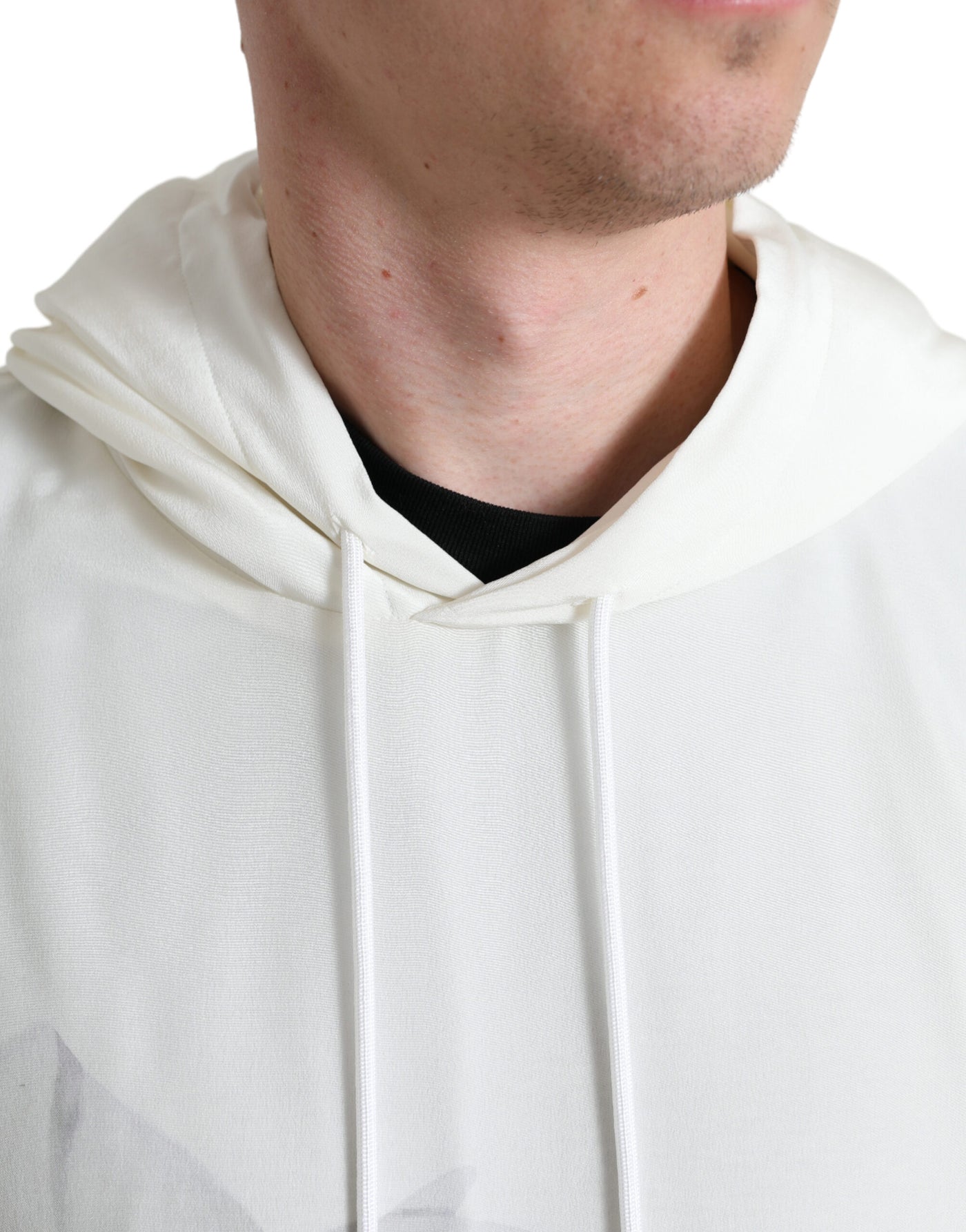 Dolce &amp; Gabbana witte hoodie met bloemenprint