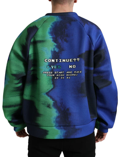 Pull ras du cou à logo multicolore Dolce &amp; Gabbana