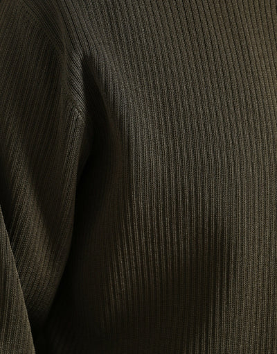 Dolce &amp; Gabbana Groene Viscose Ronde Hals Heren Pullover Trui