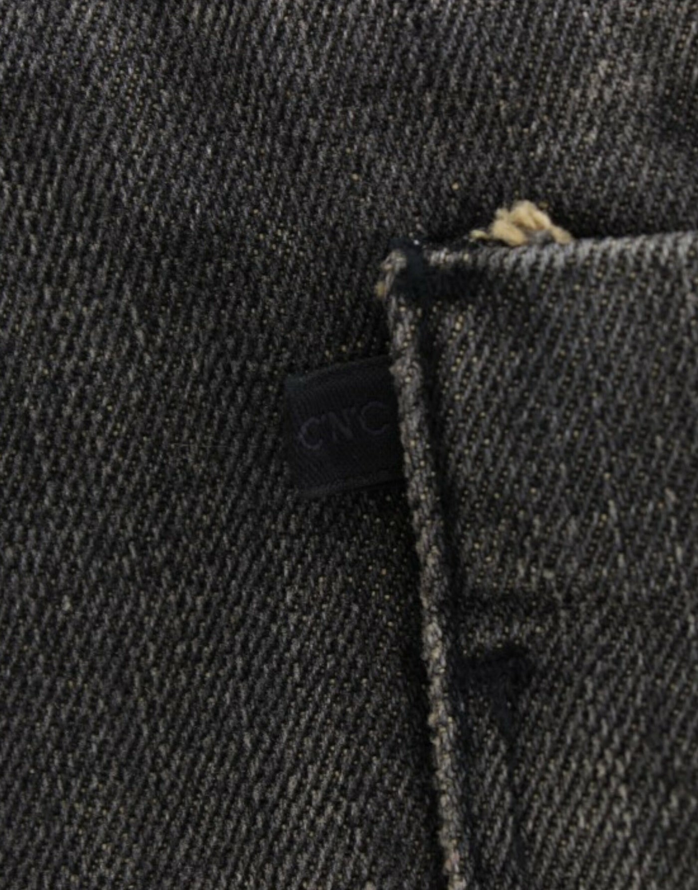 Costume National Grijze distressed jeans