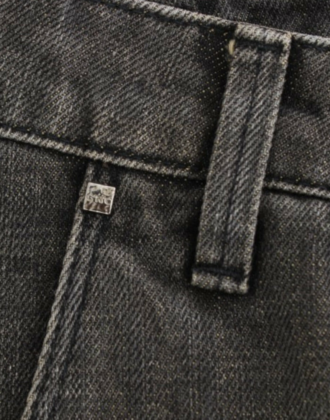 Costume National Grijze distressed jeans