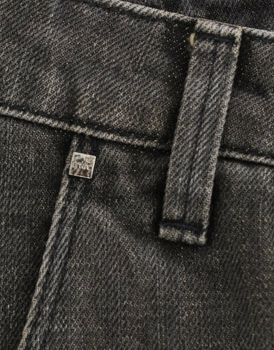 Costume National Grijze distressed jeans