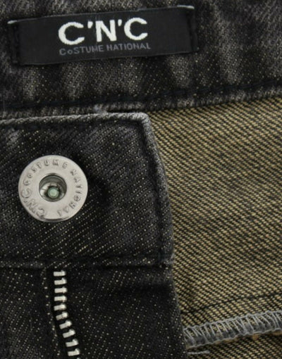 Costume National Grijze distressed jeans