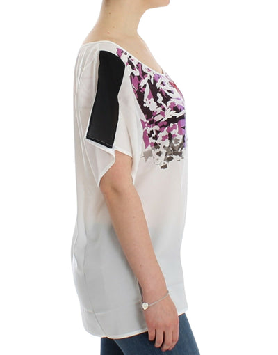 Kostuum Nationaal Wit motief print blouse