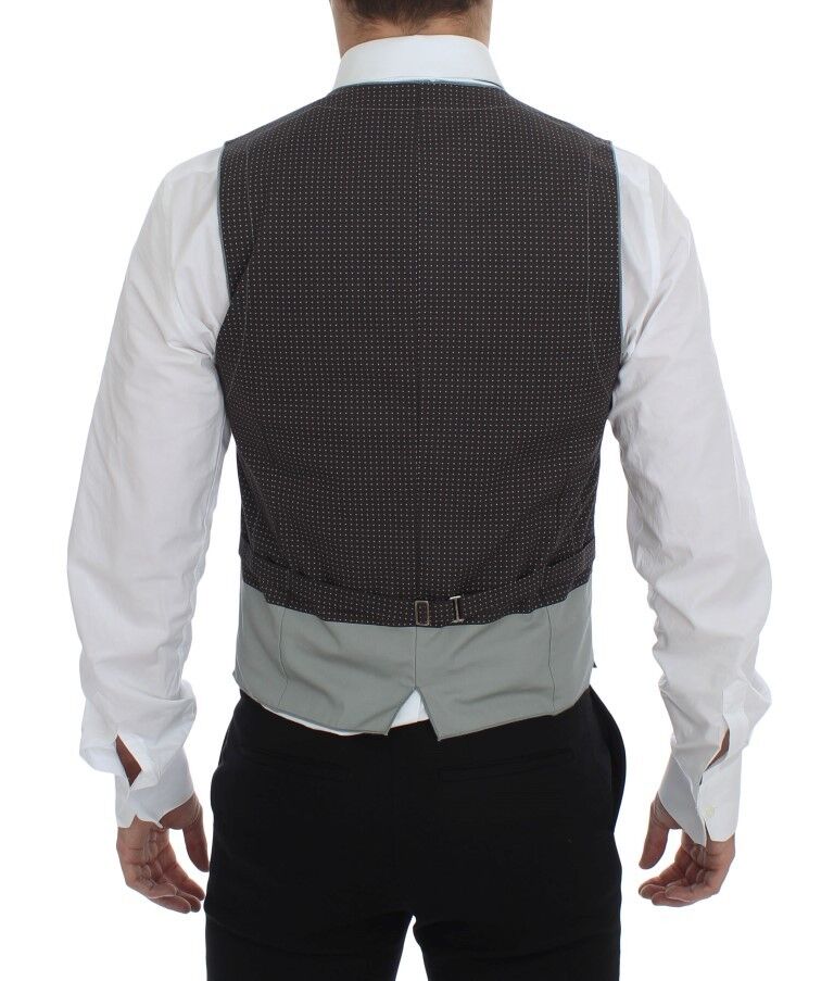 Dolce &amp; Gabbana grijs stippenjurkvestgilet Weste