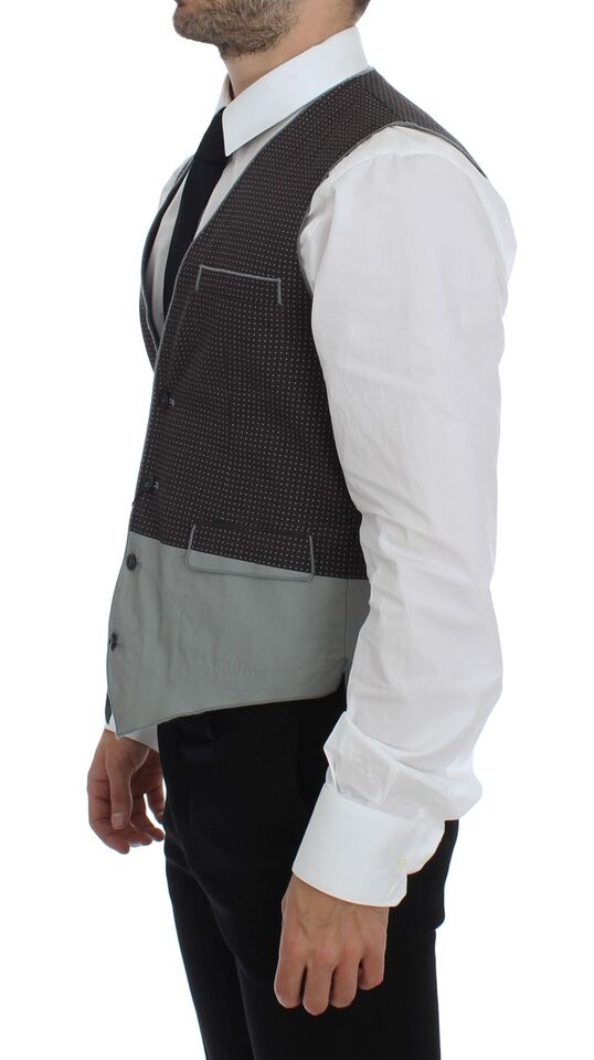 Dolce &amp; Gabbana grijs stippenjurkvestgilet Weste