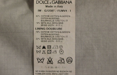 Dolce &amp; Gabbana Beige Zijden Mix Jurk Formeel Vest Gilet