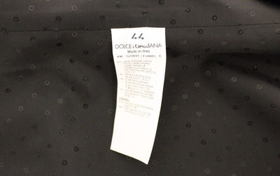 Dolce &amp; Gabbana Zwarte Wollen Zijden Stretch Jurk Vest Blazer