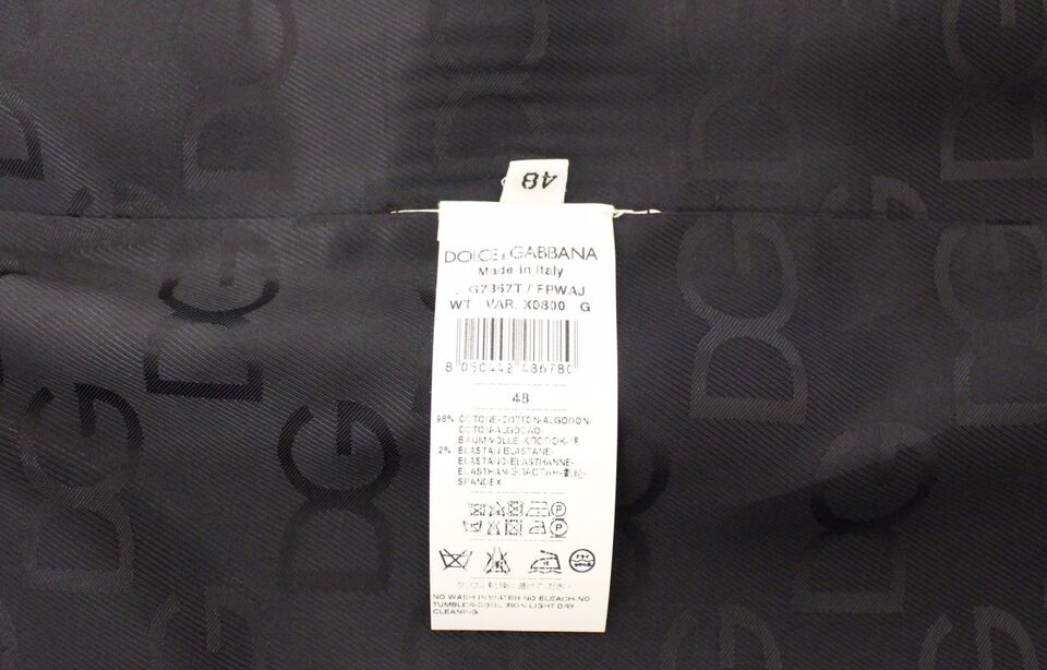Dolce &amp; Gabbana Grijs Gestreept Wollen Zijden Jurk Vest Gilet