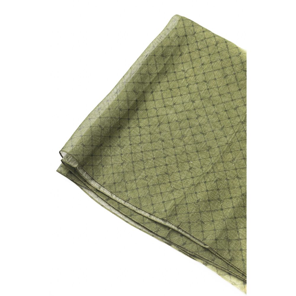 Trussardi groene Modal heren sjaal
