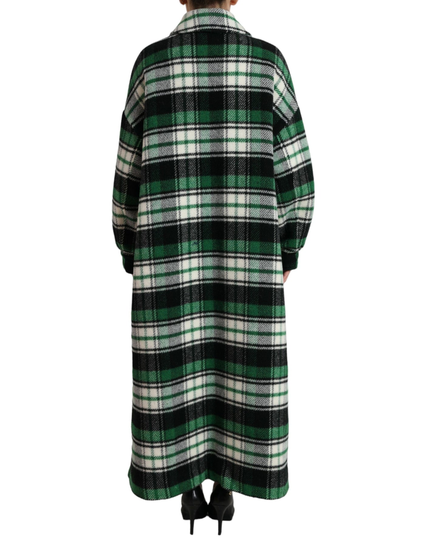 Dolce &amp; Gabbana Groen Geruit Lange Mouwen Casual Jasje