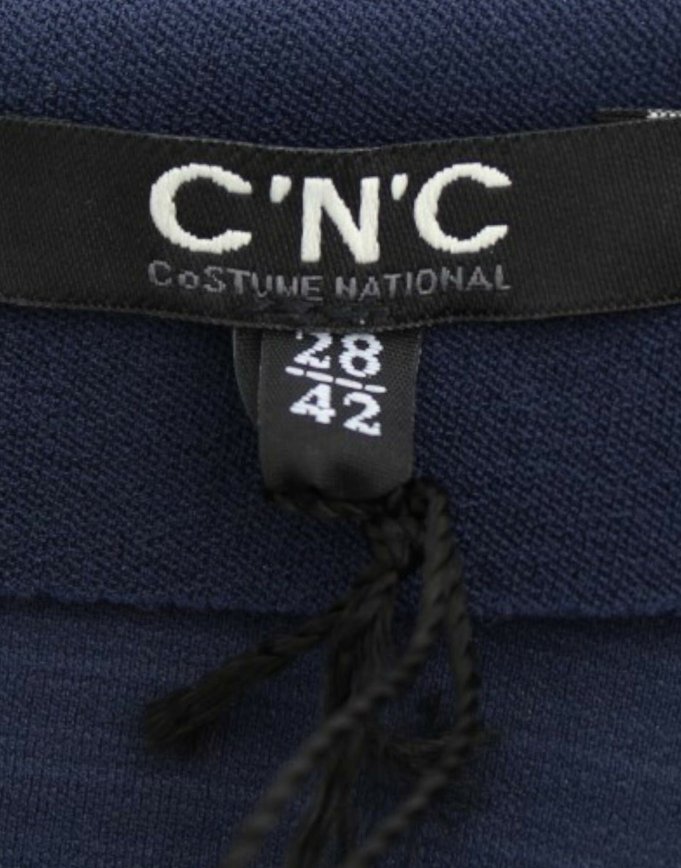Kostuum Nationaal Blauwe nylon minirok