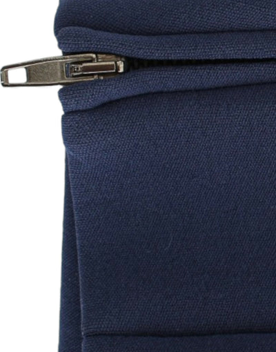 Kostuum Nationaal Blauwe nylon minirok