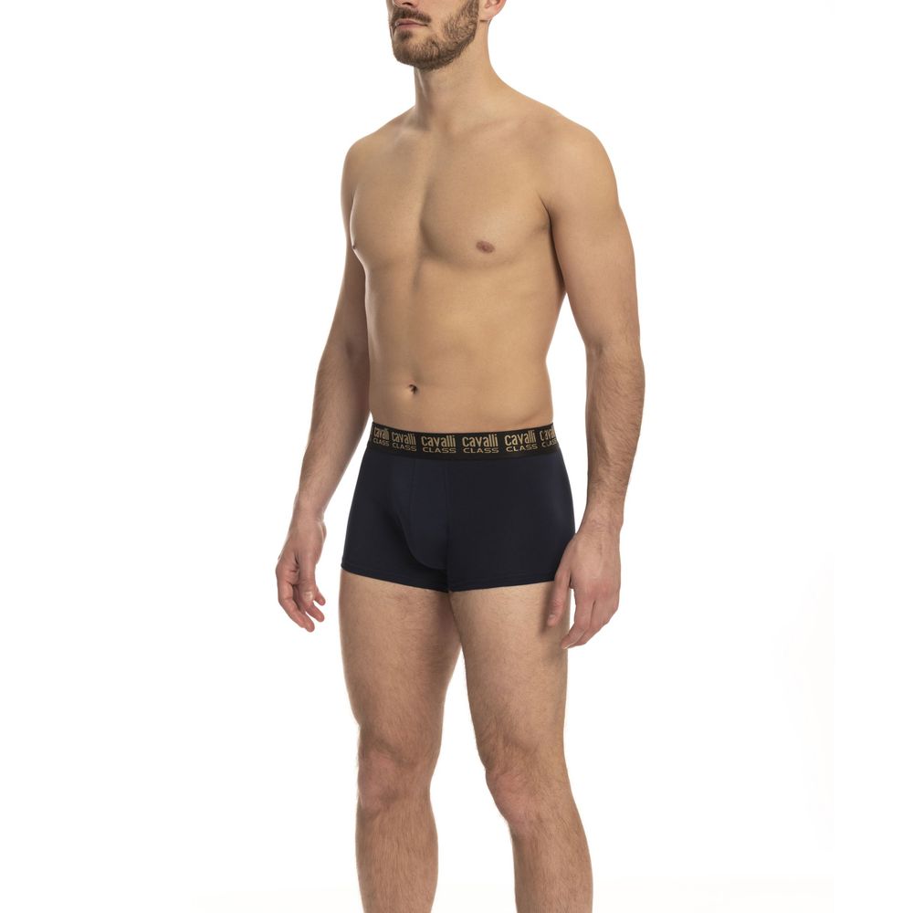 Cavalli Class Blauwe Katoenen Herenkoffer