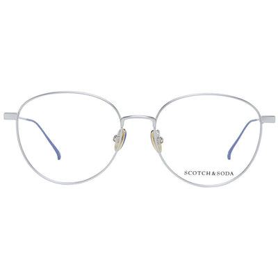 Monture de lunettes pour femme Scotch &amp; Soda, couleur argent.
