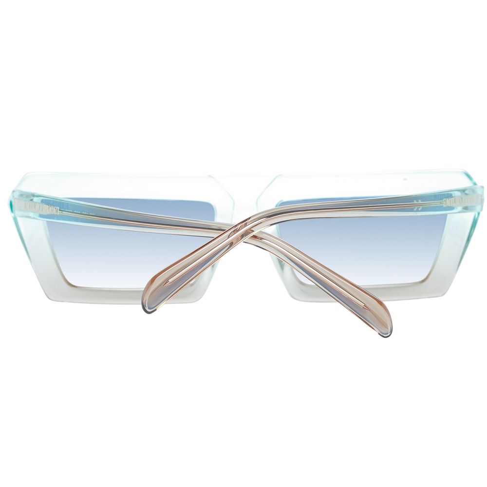 Lunettes de soleil turquoise pour femme Emilio Pucci