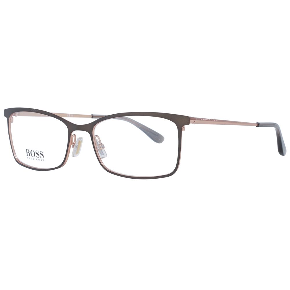 Monture de lunettes pour femme Hugo Boss, couleur marron