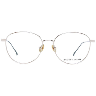 Monture de lunettes pour femme Scotch &amp; Soda, couleur or.