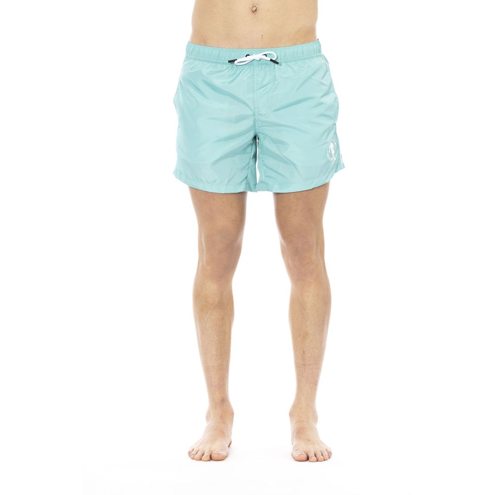 Bikkembergs Lichtblauwe Polyester Heren Zwembroek