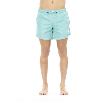 Bikkembergs Lichtblauwe Polyester Heren Zwembroek