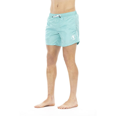 Bikkembergs Lichtblauwe Polyester Heren Zwembroek
