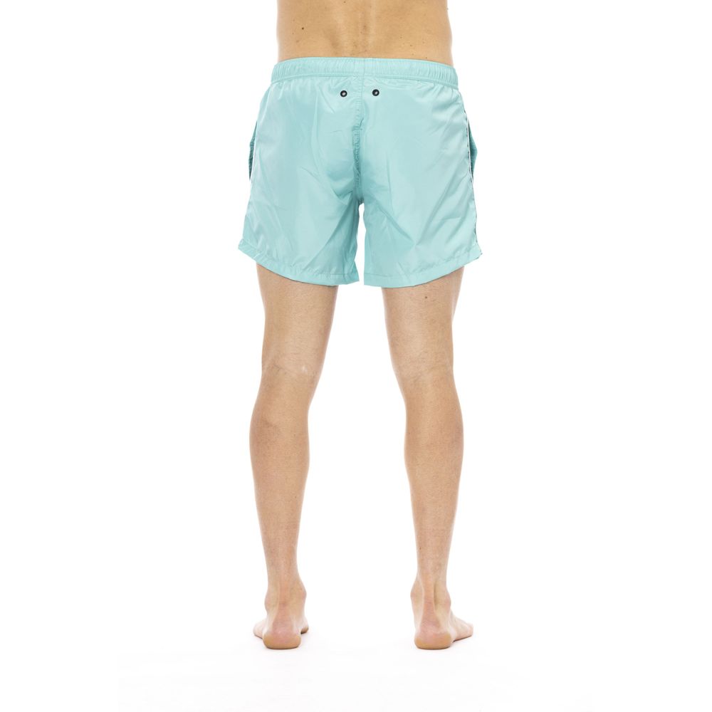 Bikkembergs Lichtblauwe Polyester Heren Zwembroek