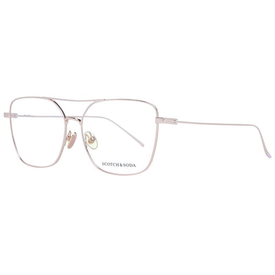 Monture de lunettes pour femme Scotch &amp; Soda, couleur or.
