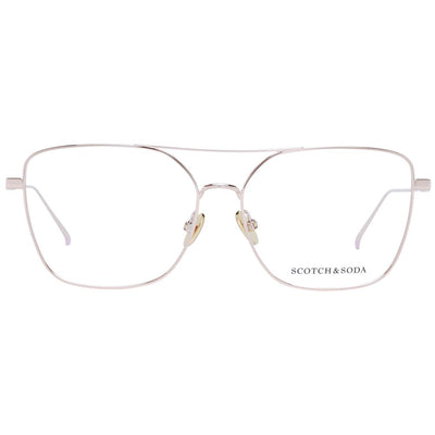 Monture de lunettes pour femme Scotch &amp; Soda, couleur or.