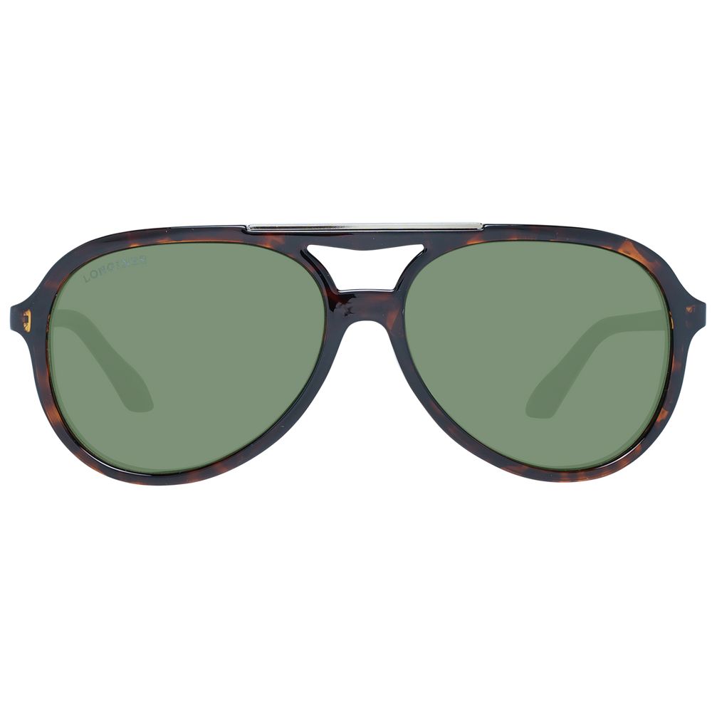 Lunettes de soleil Longines marron pour homme