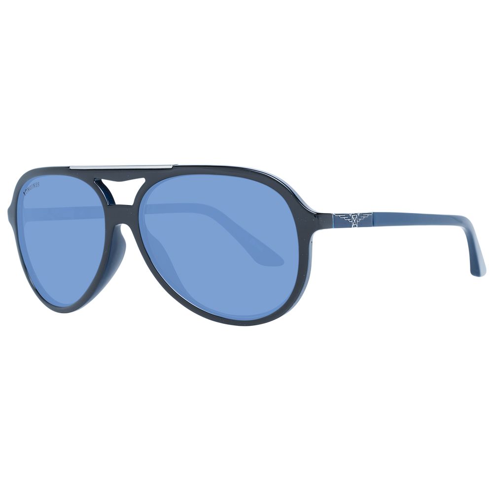 Lunettes de soleil Longines noires pour homme