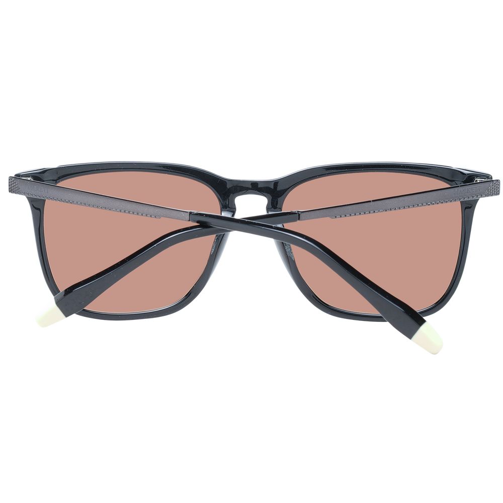 Lunettes de soleil Hackett noires pour homme