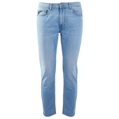 Yes Zee Light Blue Cotton Men Jeans