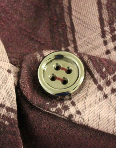 Veste blazer à carreaux violet House of Holland