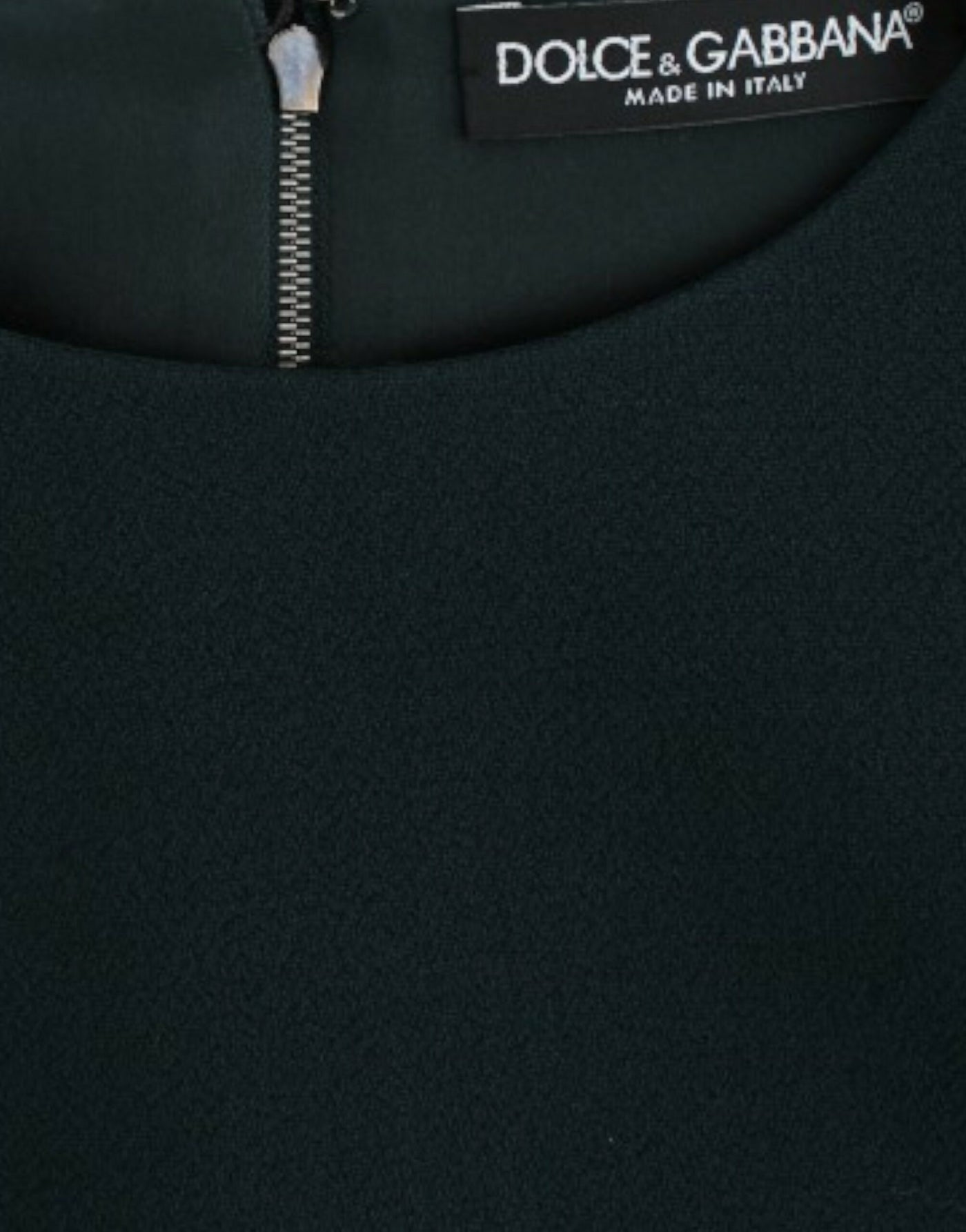 Chemisier en laine vert à manches 3/4 Dolce &amp; Gabbana