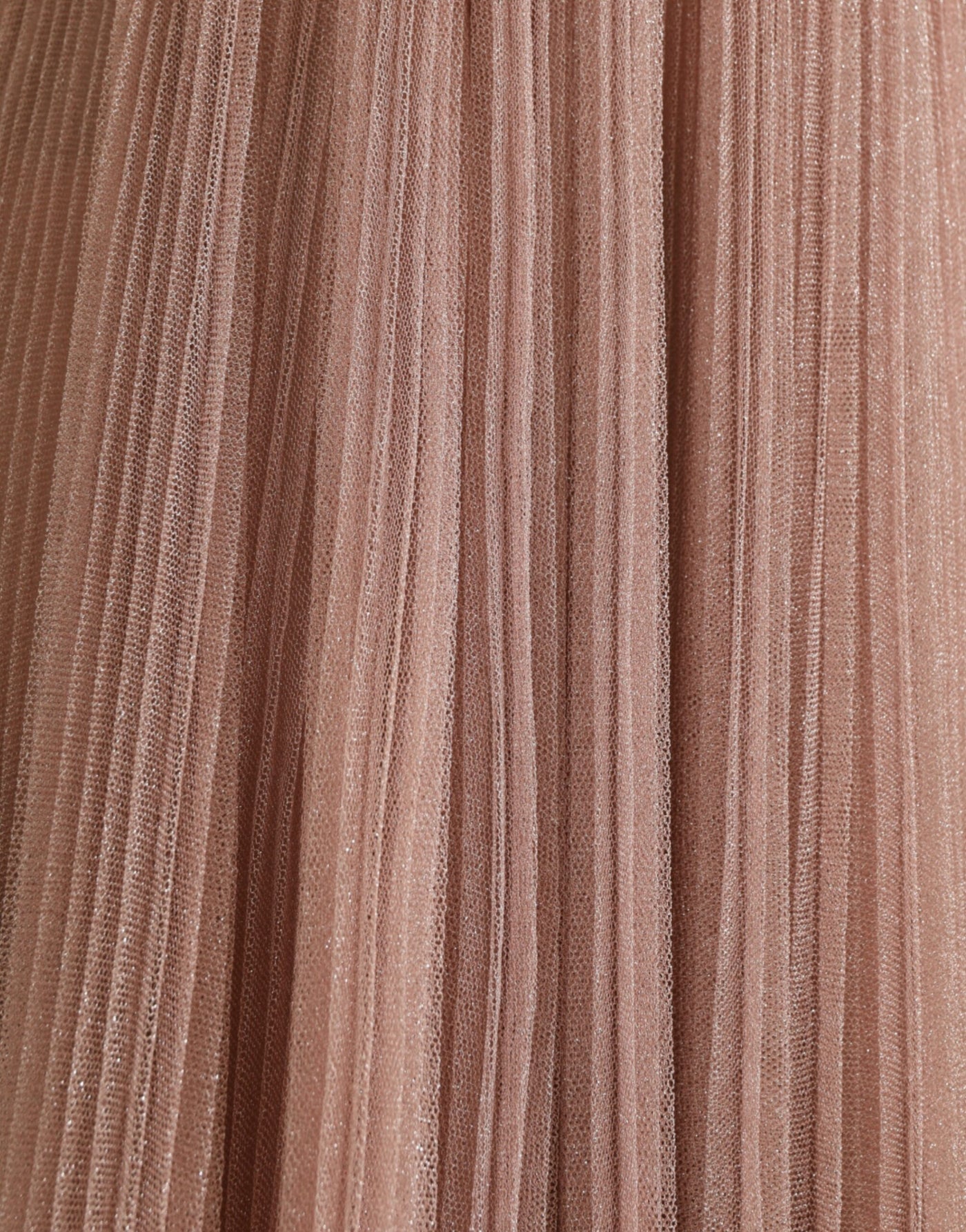 Robe en tulle plissé rose à une épaule Dolce &amp; Gabbana