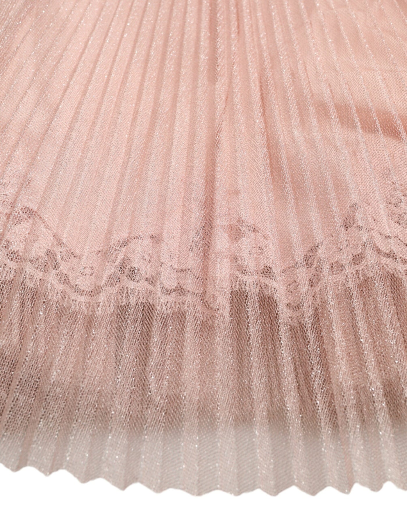 Robe en tulle plissé rose à une épaule Dolce &amp; Gabbana