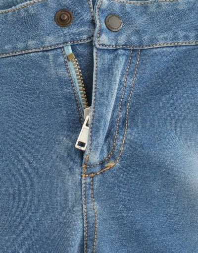 Pantalon Capri court en jean bleu Ermanno Scervino Beachwear