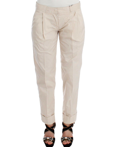 Ermanno Scervino Pantalon chino beige Pantalon habillé décontracté Kakis