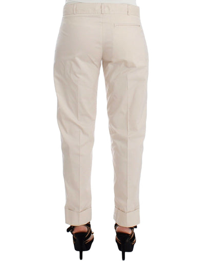 Ermanno Scervino Pantalon chino beige Pantalon habillé décontracté Kakis