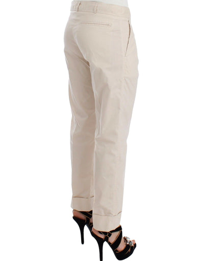 Ermanno Scervino Pantalon chino beige Pantalon habillé décontracté Kakis