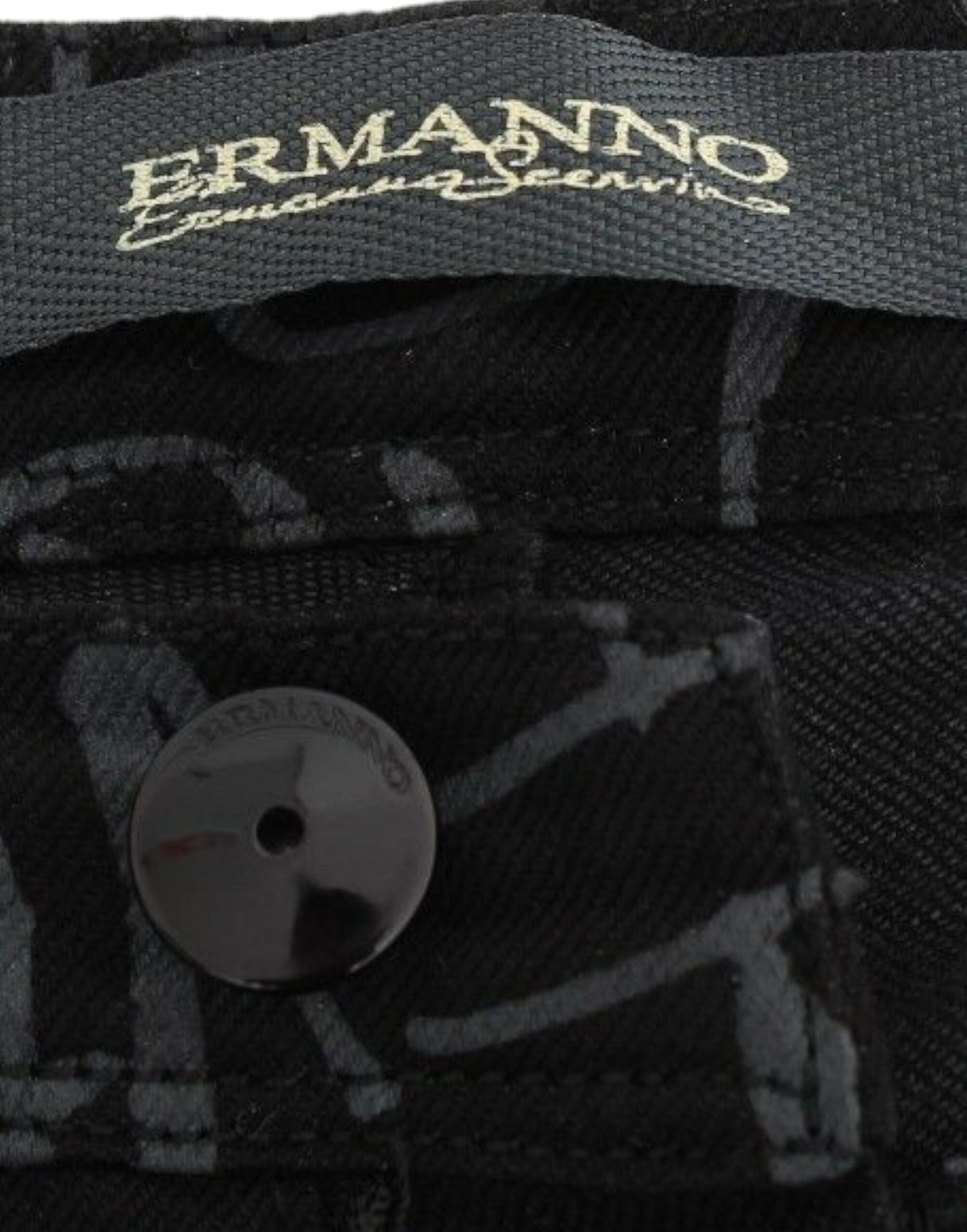 Ermanno Scervino Zwarte Slim Jeans Denim Broek Skinny Stretch