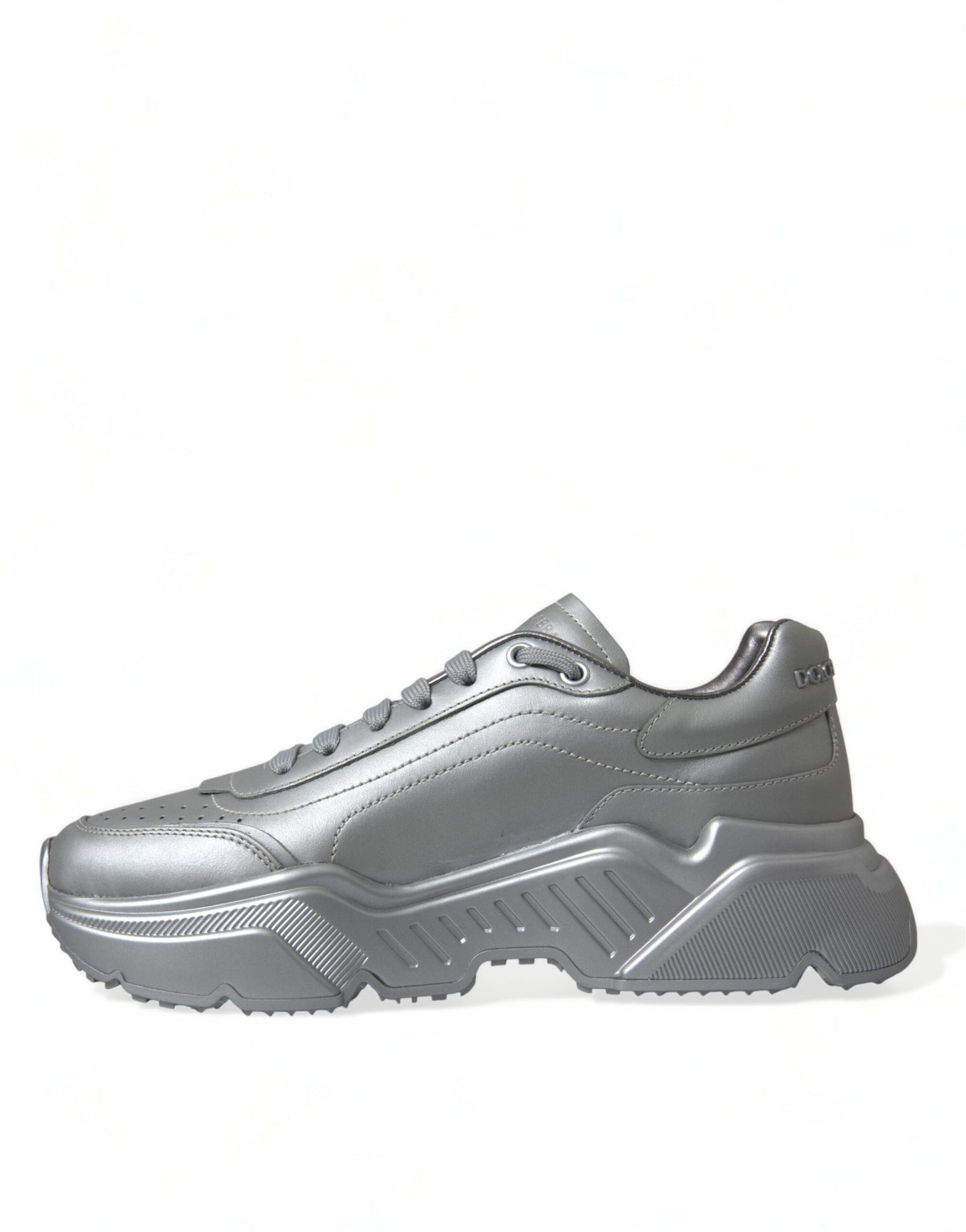 Dolce &amp; Gabbana Silver DAYMASTER leren heren casual sneakers