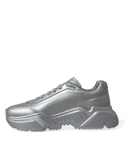 Dolce &amp; Gabbana Silver DAYMASTER leren heren casual sneakers