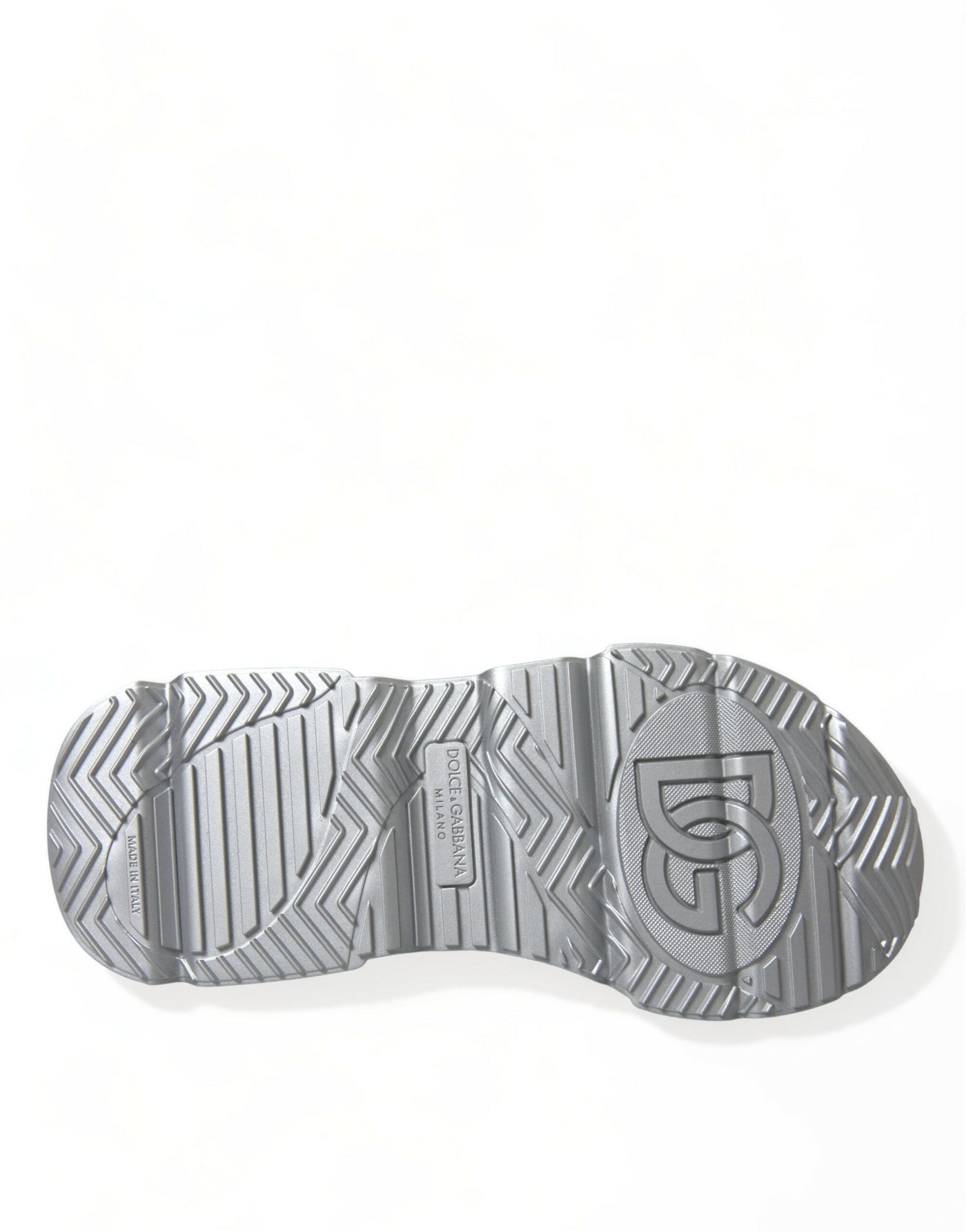 Dolce &amp; Gabbana Silver DAYMASTER leren heren casual sneakers