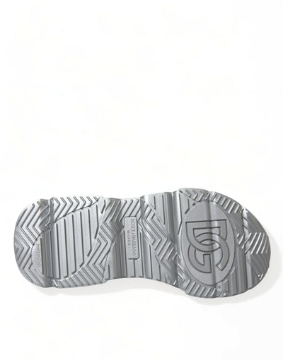 Dolce &amp; Gabbana Silver DAYMASTER leren heren casual sneakers