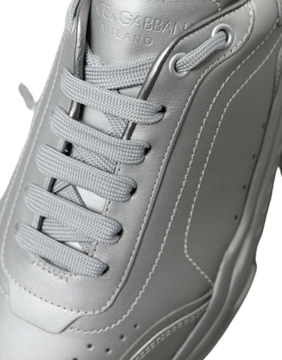 Dolce &amp; Gabbana Silver DAYMASTER leren heren casual sneakers